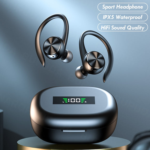 Auriculares inalámbricos  deportivos con Bluetooth y micrófono