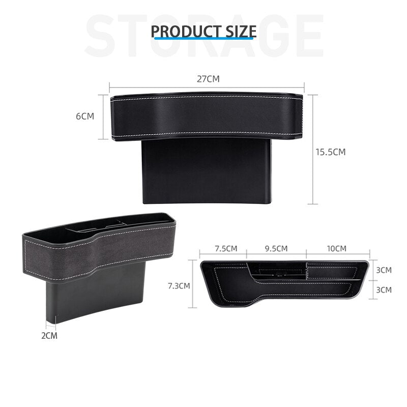 Caja de almacenamiento para hueco interior de asiento de coche