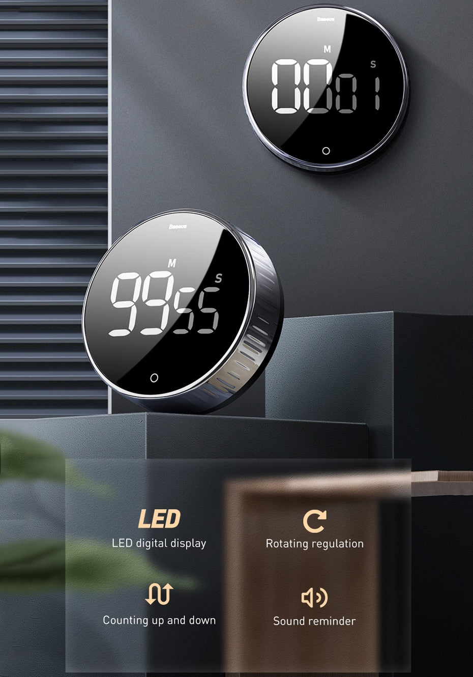 Temporizador / Cronómetro digital LED