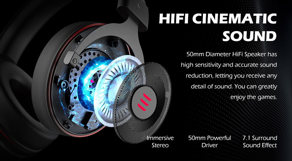 Auriculares para jugadores con micrófono E900/ E900 Pro